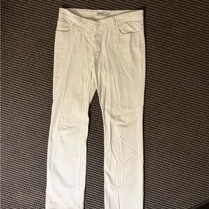 Women's white Straight Leg Jeans